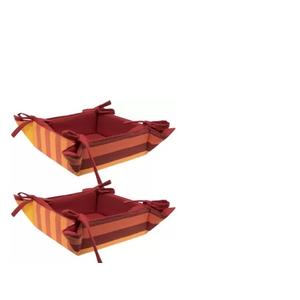 Paniers à pain en coton pur en tissu lavable de haute qualité, panier de rangement lavable pliable best-seller GOTS pour la maison - Product Image 2