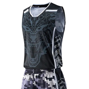 2024ชุดบาสเก็ตบอลของผู้ชายชุดโพลีเอสเตอร์แห้งเร็วดีไซน์มาใหม่พร้อมพิมพ์ซับลิเมชันสำหรับทุกเพศ - Product Image 4