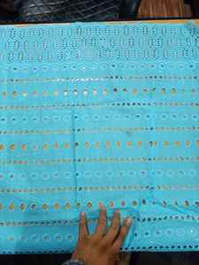 Tissu en denim de coton de qualité supérieure, technique de tricot, résistant au rétrécissement, pour la couture, l'artisanat, les vêtements pour filles, chemises - Product Image 2