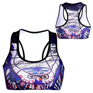 Soutien-gorge de sport à soutien élevé avec logo personnalisé Vente en gros Fitness Crop Top pour les femmes Workout Gym Yoga Wear Respirant Stretch - Product Image 4