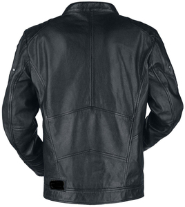 แจ็กเก็ตหนังสำหรับผู้ชายแบบมีซิปสีเบอร์กันดีเสื้อแจ็คเก็ตสำหรับสุภาพบุรุษ - Product Image 2