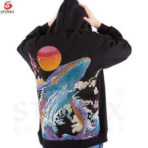 Sweats à capuche pour hommes sur la taille Pullover unisexe Hoodies - Product Image 6