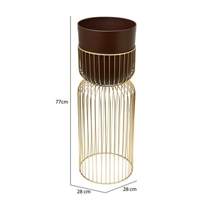 Pots de fleurs en métal de Style Vintage rustique HHO pour décor de maison et de jardin taille personnalisable/Logo enduit de puissance meilleure qualité - Product Image 2