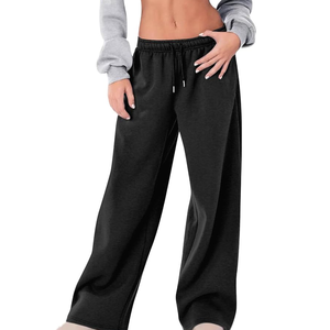 Pantalon de survêtement Baggy de qualité supérieure Nouveau modèle Pantalon de survêtement lavé à faible taux avec style avant plat - Product Image 3