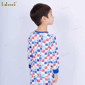 All-<b>American</b> Boys' Casual Set ODM OEM wholesale romper boy <b>clothing</b> - BC1329 - Product Image 6
