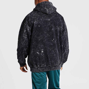 2025 New High Quality Arrival Custom Logo Heavy Weight Vintage Acid Wash Hoodie Low Price <b>Men</b> Acid Wash <b>Hoodies</b> <b>For</b> Unisex - Product Image 2