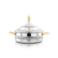 Ttrendig marmite/casserole/pot en acier inoxydable isolé à double paroi pour restaurants hôtels usage domestique chauffe-aliments en métal durable - Product Image 3