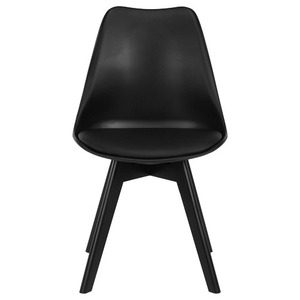 Sillas de comedor de cuero de estilo italiano de lujo con base de metal Diseño moderno para uso en el hogar, oficina o apartamento - Product Image 2