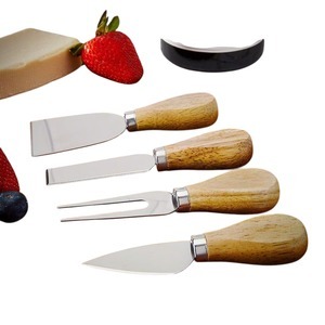 Juego de cuchillos para queso de último diseño, cortador de pastel de acero inoxidable y juego de cuchillos para servidor con mango de resina para cuchillo decorativo de mesa - Product Image 4