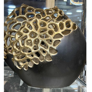 Jarrones y Macetas Decorativos Modernos Hechos a Mano, Decoración de Mesa, Jarrón de Metal de Lujo, Centro de Mesa para Bodas, Exhibición de Flores, Jarrones y Tazones - Product Image 6