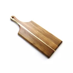 Tabla de madera de Acacia con mango rectangular, herramienta de cocina personalizada para picar queso, calidad prémium - Product Image 5