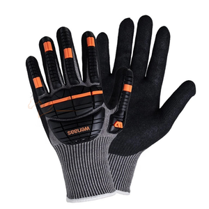 Gants résistants aux coupures avec poignée antidérapante pour protéger les mains lors de la construction de l'assemblage industriel et des travaux mécaniques - Product Image 1