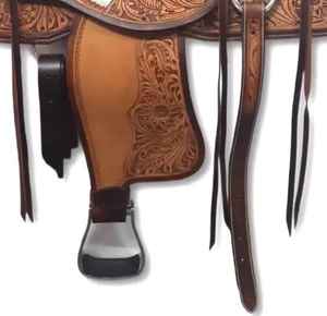 Vente chaude Selle de course de chevaux anglaise de qualité supérieure faite à la main à partir de cuir de qualité supérieure confortable Best Western grossiste - Product Image 4