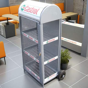 ชั้นวางขนมแบบตั้งพื้น สไตล์โบราณ คุณภาพดีเยี่ยม ผลิตตามสั่ง โครงเหล็กแข็งแรง ผิวขัดเงา ประกอบง่าย - Product Image 3