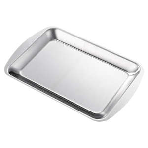 Plateau rectangulaire en métal, ensemble de plateaux de service, plateaux de présentation durables pour la maison, l'hôtel, le restaurant, la restauration, le buffet, le stockage, vente en gros - Product Image 3