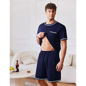 Ensemble de vêtements de sport respirants pour hommes-T-shirt et short décontracté pour l'entraînement d'été Jogging Usage quotidien - Product Image 2