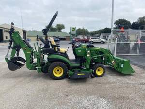 2026 John Deeere 260B <b>Lawn</b> <b>Mower</b> Tractor With Front Loader and Backhoe Implement for Sale with Fast Shipment 2026 John Deeere - Product Image 3