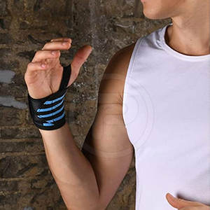 อุปกรณ์ออกกำลังกายผ้านีโอพรีนสำหรับพันข้อมือปรับโลโก้ได้ - Product Image 5