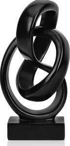 Esculturas de mesa de Metal personalizadas de latón AK en artículo de alta calidad con acabado negro para decoración de sala de estar - Product Image 2