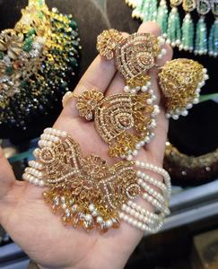 CONJUNTOS DE JOYERÍA DE MUJER PASHTUN CULTURA AFGANI DISEÑO PERSONALIZADO CHAPADO EN ORO FIESTA DE COMPROMISO BODA OEM ODM - Product Image 5