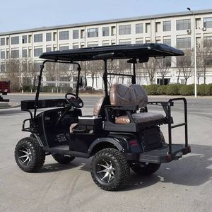 Quality Compliant 4-Seater <b>Golf</b> <b>Cart</b> 105Ah Lithium <b>Battery</b> New Design White Electric Urban Commute Street Legal for Resort Use - Product Image 3