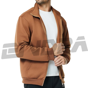 Ensemble de survêtements pour hommes couleur cuivre sweat à capuche zippé au design élégant coupe confortable tenue décontractée tissu doux nouveauté vêtements de sport hot pick - Product Image 5