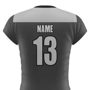 เสื้อวอลเลย์บอลแบบสั่งทำแบรนด์ OEM ดีไซน์ล่าสุด แขนสั้น ระบายอากาศ แห้งเร็ว 100% โพลีเอสเตอร์ สำหรับทุกเพศ ทุกฤดู - Product Image 5