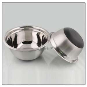 Ensaladera de 2 piezas de acero inoxidable ecológico pulido de alta resistencia para ensaladas, mezcla de alimentos, preparación disponible razonable - Product Image 3