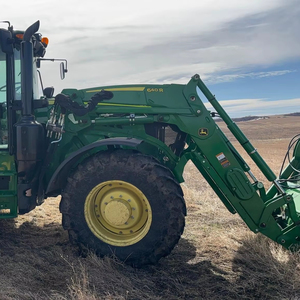 ผู้จัดจำหน่ายที่ได้รับการยืนยันสำหรับรถตักล้อยาง JOHN DEERE 6145M 640R ปี 2018 มือสอง พร้อมอุปกรณ์จับยึด - Product Image 4