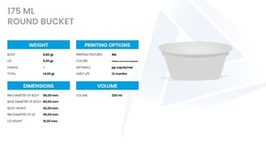 ถังกลม KCI สำหรับการค้าต่างประเทศ ขนาด 175 มล. พร้อมคุณสมบัติรักษาความสดใหม่ สไตล์ยุโรป สำหรับใช้ในบ้าน - Product Image 2