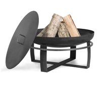 Cheminée d'extérieur moderne en aluminium, petit foyer portatif, table à combustible éthanol, application pour mobilier de jardin, écologique, pour poker