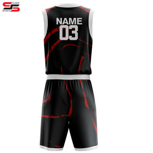 ชุดเสื้อเจอร์ซีย์บาสเก็ตบอลแบบระเหิดชุดเสื้อบาสเก็ตบอลผ้าโพลีเอสเตอร์100% คุณภาพสูงโลโก้จากสหรัฐอเมริกาสำหรับผู้ชาย - Product Image 2