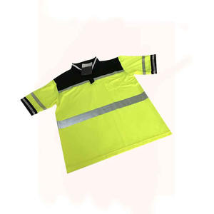 Camisa DE SEGURIDAD reflectante de alta visibilidad hecha a medida con mangas cortas para hombres 2025 Polo DE SEGURIDAD personalizado ropa al aire libre - Product Image 2
