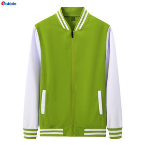 Veste universitaire pour homme très vendue, tendance, col montant, doublure matelassée, patchs en chenille personnalisés, coupe-vent, laine, grande taille - Product Image 5