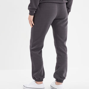 กางเกงวอร์มขาตรงผ้าฟลีซเนื้อนุ่มพิเศษสำหรับผู้หญิง ออกแบบมาเพื่อวันพักผ่อน ทำงานที่บ้าน ความสบายในฤดูหนาว - Product Image 3