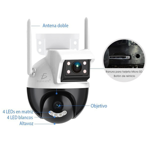Outdoor Waterproof 4MP 2K <b>IP</b> Security <b>Camera</b> with Wifi CMOS Imaging Sensor and Memory Card Data Storage Options - Product Image 3