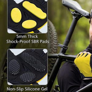 Anti Shock Bike Gloves For Cycling Comfortable Gloves For Long Rides Cycling Gloves For Bicycle - Product Image 6