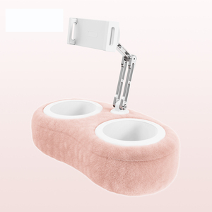 Soporte Ajustable para Tablet con Brazo de Aluminio, Soporte para iPad con Dos Tazones para Refrigerios, Rotación de <span class=keywords><strong>360</strong></span> Grados °   Clip giratorio para Kindle, teléfono de 4,7-13 pulgadas - Product Image 4