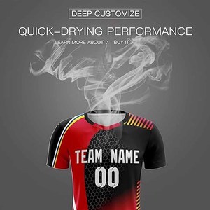 Vêtements de football respirants de meilleure qualité Ensembles de maillots de football pour hommes Camisetas De Futbol Uniforme de football pour adultes personnalisé - Product Image 6