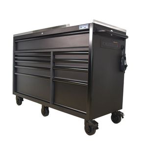 ตู้เครื่องมือ52นิ้ว10ลิ้นชักชุดเครื่องมือกล่องเครื่องมือสำหรับรถเข็นโรงรถช่างมีล้อเหล็กที่มีคุณภาพสูง - Product Image 3