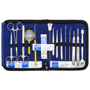 Kit quirúrgico de disección para biología médica Manual de estudiantes de veterinaria en acero inoxidable con fórceps Personalización aceptada - Product Image 3