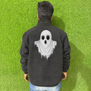 Bon tissu nouveauté personnalisé Sherpa moelleux polaire à capuche sweats poids lourd épais fourrure pull à capuche pour garçons - Product Image 2