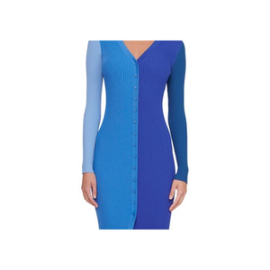 Maglione STAUD Shoko Cobalt multicolore con silhouette aderente e colori a contrasto, disponibile nella taglia M - Product Image 5