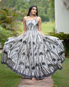 Vestido de diseñador indio para mujer, Ropa Étnica tradicional, para fiesta de boda, kurti - Product Image 2