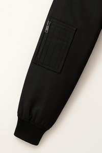 Veste Bomber Hommes Noir Casual Slim Fit Baseball Hommes Vestes Nouveau Automne Mode Haute Qualité Vestes pour Hommes - Product Image 5