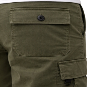 Pantalones Cortos Cargo para Hombre, Talla Grande, con Múltiples Bolsillos, hasta la Rodilla, con Cordón Ajustable, Color de Moda, Casuales, Utilitarios, de Verano - Product Image 4