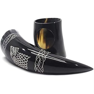 Corne de Viking artisanale écologique, de forme naturelle et au thème rustique, pour la décoration de bar à domicile, à prix d'exportation de REHMAN CRAFT - Product Image 2