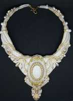 Collier artisanal bohème multi-brins en perles de rocaille, style américain, accessoire de mode ukrainien traditionnel pour mariages