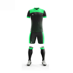 ชุดเสื้อเจอร์ซีย์ฟุตบอลสำหรับผู้หญิงชุดเสื้อฟุตบอลผ้าโพลีเอสเตอร์ออกแบบโลโก้ได้ตามต้องการออกแบบได้ตามต้องการ - Product Image 4