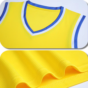 Uniforme de baloncesto de poliéster 100% de alta calidad, nuevo diseño de chaleco de doble cara, ropa de baloncesto transpirable y de secado rápido - Product Image 5